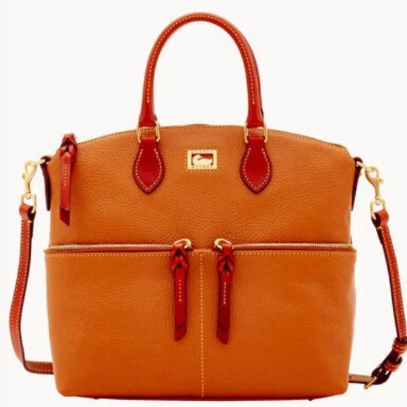 Dooney & Bourke Dillen Double Pocket Satchel - Picture 1 of 9